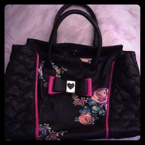 Floral Heart Quilt Betsey Johnson Satchel